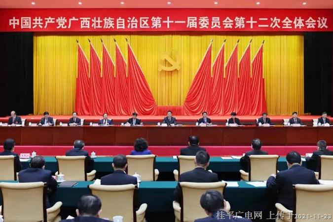 中国共产党广西壮族自治区第十一届委员会第十二次全体会议公报