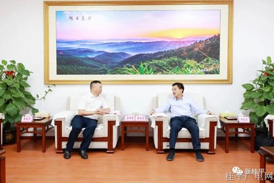 黄创优会见深圳百汇投资实业有限公司一行