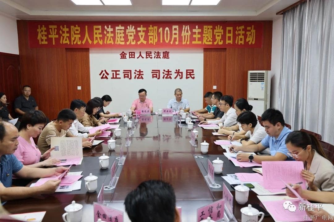  桂平：党旗引领 法耀浔州——观摩成果促交流 以点带面创示范