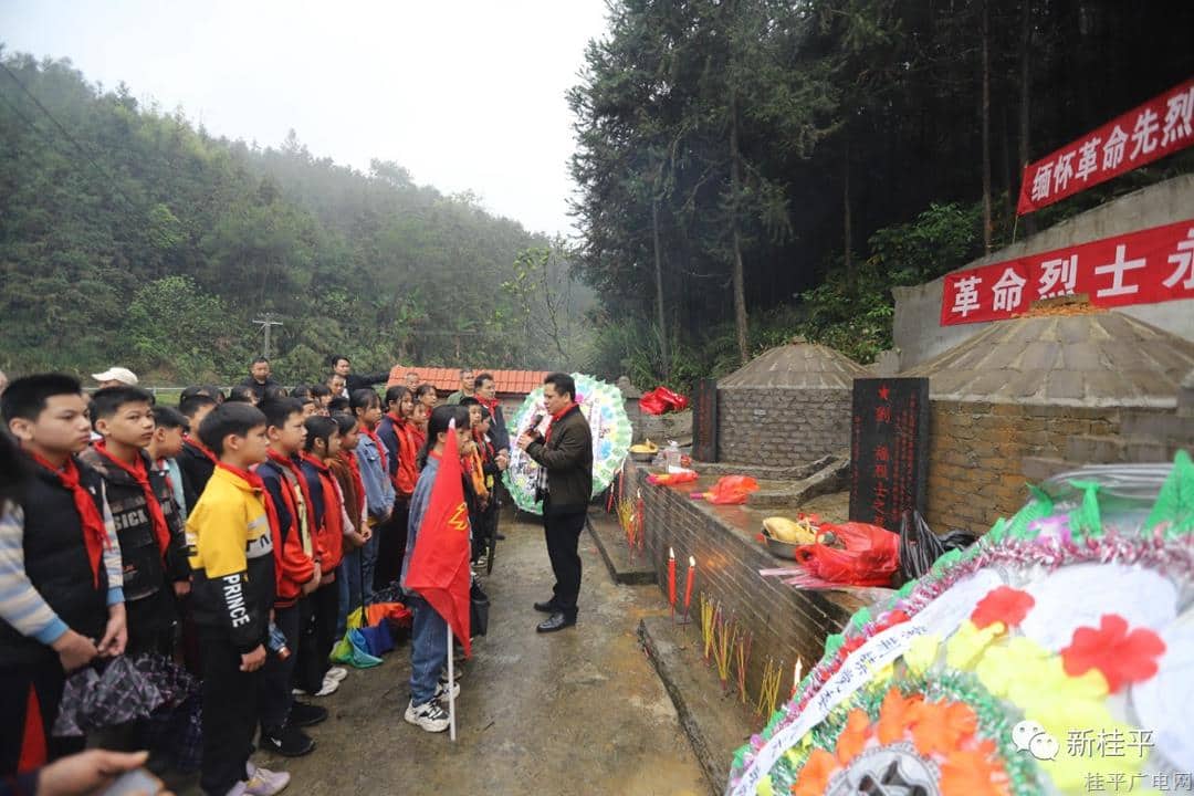 【网络中国节·清明】紫荆镇：修缮烈士散墓 告慰烈士英魂