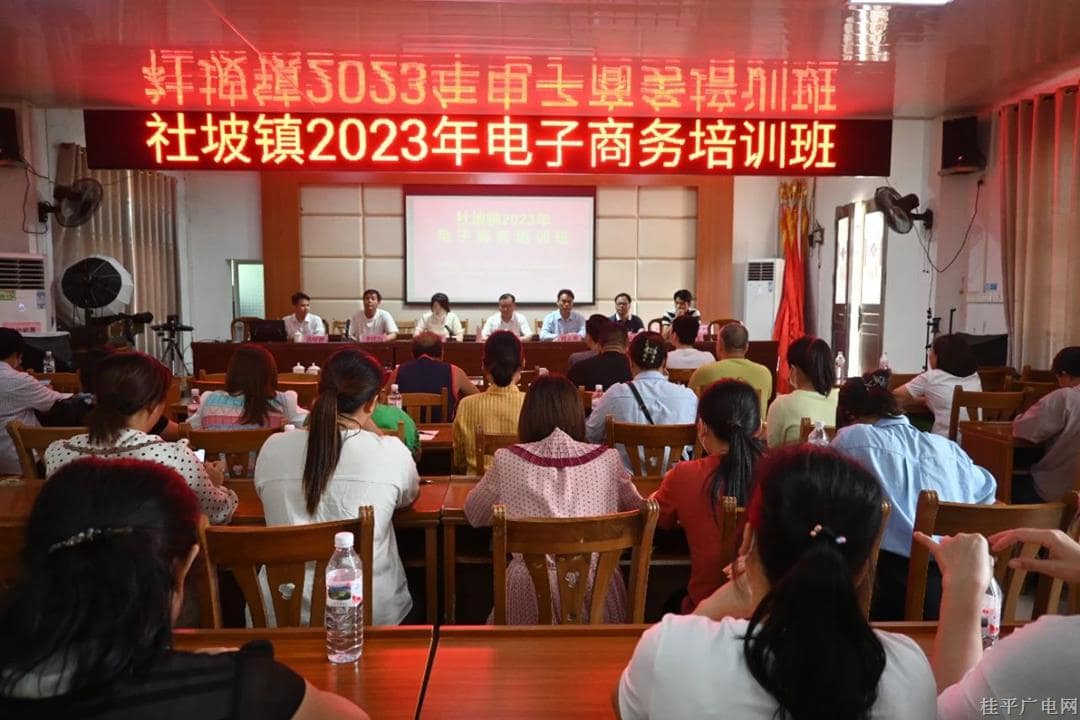 社坡镇举办2023年电子商务培训班