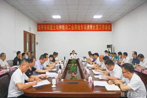 我市召开长安工业园区闲置土地和低效工业用地专项清理处置工作会议